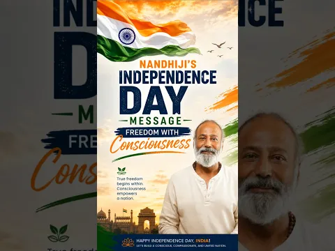 Happy Independence Day Mother India - Nandhiji #Bharat #India #Democracy #Consciousness