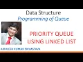 11 4 Priority Queue - Linked List Implementation Programming of Queue
