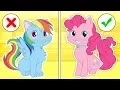 🌈 BABY PETS 🐴 Kira Dresses up as Pink Pony | Cartoons for Children