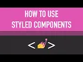 How To Use Styled Components In Your React Application Learn Web Development Now