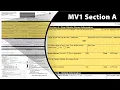 Filling out Section A of the 1 WI Title License Plate Application