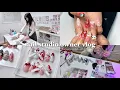life of a nail studio owner in nyc nail supplies haul busy with clients press on nails orders