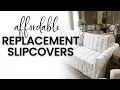 AFFORDABLE AND CHEAP Slipcover Sofas for Ikea Ektorp or Pottery Barn Comfort Sofas and Couches
