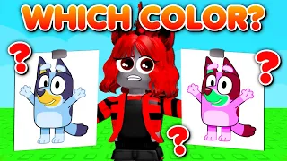 Roblox GUESS The Character Color..