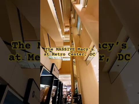 Four Horsemen of Failed Retail on the DC Metro: Macy’s at Metro Center | T15D1 ExLog #shorts