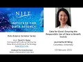NJIT Data Science Seminar Jeannette Wing Columbia University