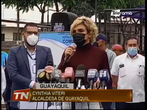 Alcaldesa Viteri inauguró parque en la ciudadela Martha de Roldós
