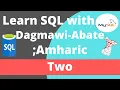 2 Learn SQL with Dagmawi-Abate Data Definition Language DDL using MySQL Command Line Amharic