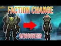 FACTION RACE CHANGE ANNOUNCED RAID LOCKOUTS MORE
