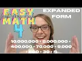 4th Grade EXPANDED FORM and Expanded Notation