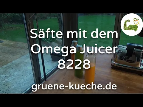 Omega Juicer 8228 - Entsaften von Mu00f6hren, Kurkuma und Ingwer (Teil 3/4)