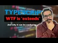 WTF doest the extends keyword on Typescript