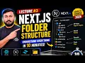 Understandign Folder Strucutre Next js React Complete Course New Batch 2026 lecture