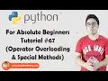 Operator Overloading Dunder Methods Python Tutorials For Absolute Beginners In Hindi