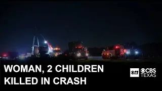 Woman 2 children killed after 18-wheeler slams into vehicle in Kaufman County s say
