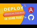 How to deploy angular app on GitHub Pages 2022