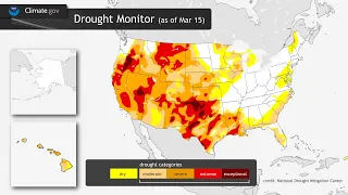 U S climate outlook for spring 2022 more drought warmth for the West