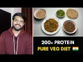 Pure Veg 3500 Calorie Bulking Diet for Students 200gms Protein