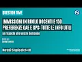 Download Lagu Immissioni in ruolo, tabella posti per regione e non solo, 150 preferenze GaE e GPS