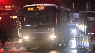 2007 MCI D4500CL on the BxM2 at 81st Street and Columbus Avenue