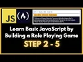 freecodecamp - Learn Basic JavaScript by Building a Role Playing Game