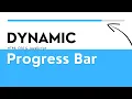 Progress Bar Using HTML CSS and JavaScript Less Code JavaScript Tutorial
