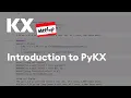 KX Meetup An Introduction to PyKX with kdb