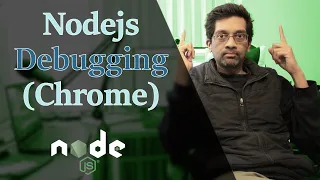 Debug node javascript using chrome using a hidden page