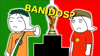 Por que a China e Índia NUNCA estão na Copa?