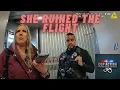 Entitled Woman Harasses Man Mid-Flight Charged at the Gate