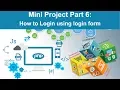 php tutorial in hindi - Mini Project Part6 How to login using html login form