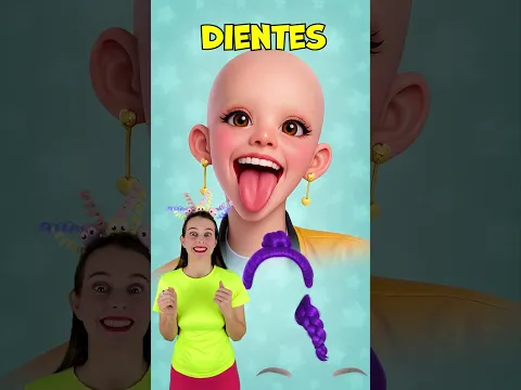 ¡Aprende las partes de la cara con K-pop! 👀👃👄 | Fácil para niños #Shorts