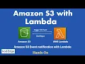 Trigger AWS Lambda on S3 file upload Hands-On