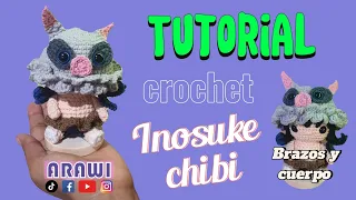 TUTORIAL AMIGURUMI INOSUKE DEMON SLAYER