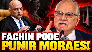 FACHIN PROCURA MINISTROS E AVALIA PUNIÇÃO A MORAES!