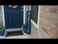 Making a no soliciting sign