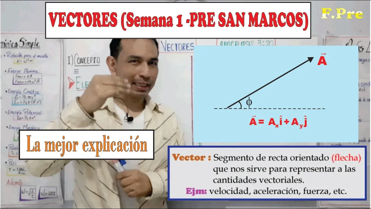 Vectores (semana 1 -Pre San Marcos)