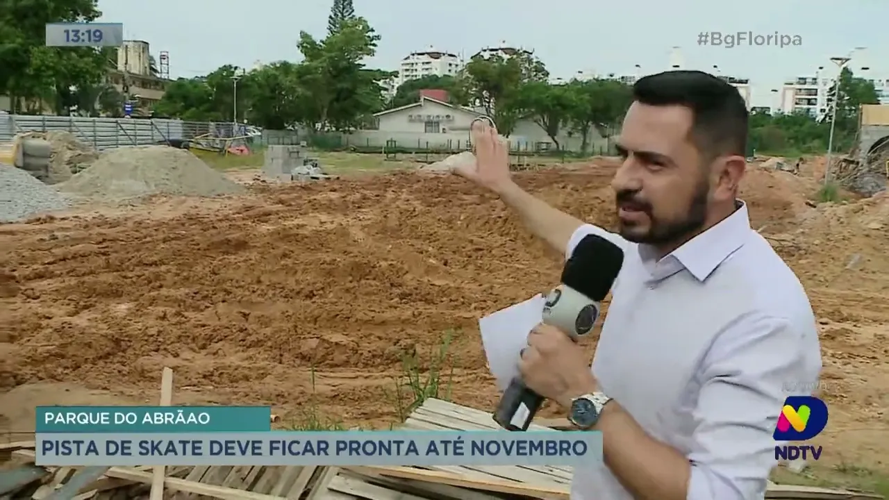 Pista de skate deve ficar pronta até novembro em Florianópolis