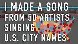 I made a song from 50 artists singing U.S. city names