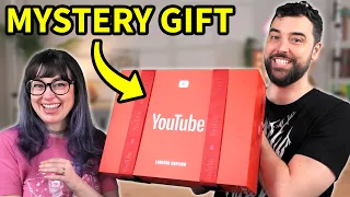 Unboxing a Mystery Gift and Sharing our SECRET First YouTube Video