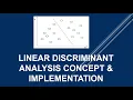 Linear discriminant analysis LDA Implementation Scikit - learn Python Machine Learning