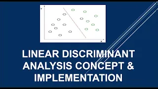 Linear discriminant analysis LDA Implementation Scikit - learn Python Machine Learning