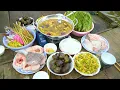 Lagu Lai Rai Cá Hú nấu Lẩu Mắm ăn kèm Hẹ Nước - Đặc Sản Rau Đồng phải thử 1 lần trong đời | Nét Quê #638