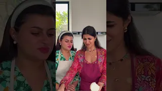 وأخيراً اختي ديما راح تطبخ ويايه😂❤️