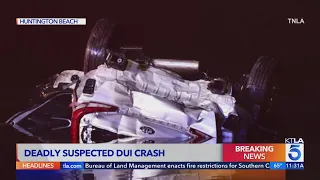 Fatal PCH crash sends car into wetlands DUI suspected