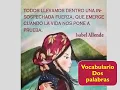 Dos palabras Vocabulary List Lista de vocabulario