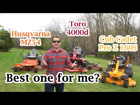Download MP3 ✅ Best Large Property Zero Turn Mower - What Size Deck, Levers or Steering Wheel - Owner Review