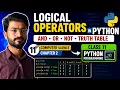 Logical Operators in Python Python Programming Chapter 2 Class 11 Computer Science