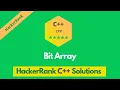HackerRank Bit Array problem solution in C C problems solutions Programmingoneonone
