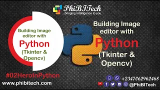 Photo Editing App with python tkinter and OpenCV